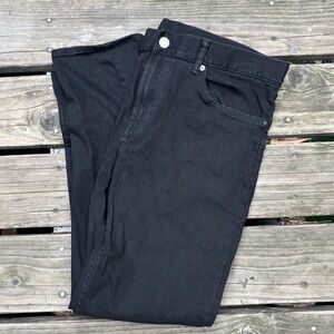 H&M Black High-Rise Slim Jeans